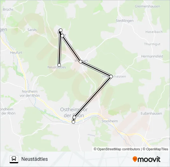 824 Bus Line Map