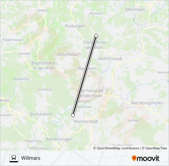 824 Bus Line Map