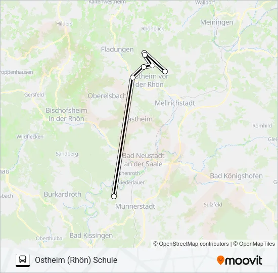 824 Bus Line Map
