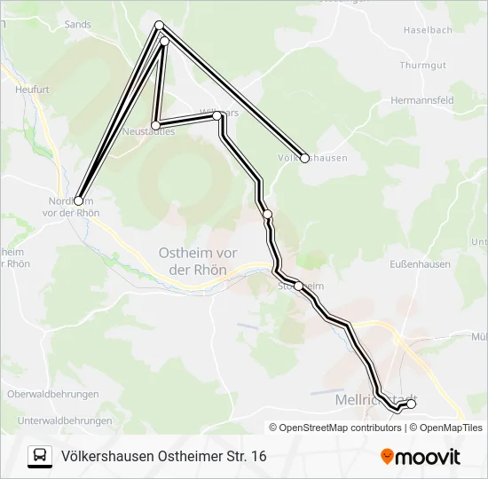 Автобус 824: карта маршрута