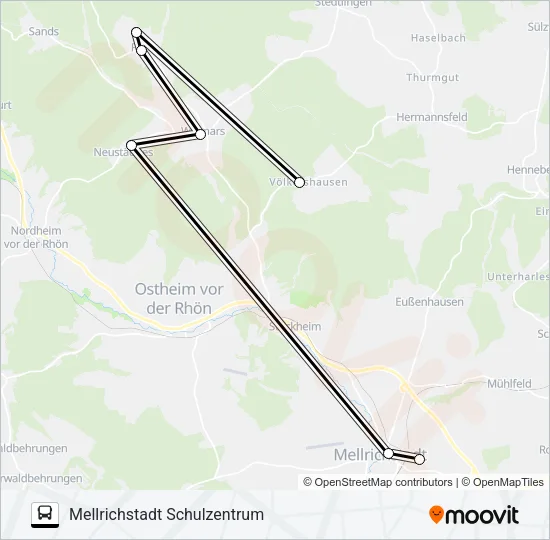 824 Bus Line Map