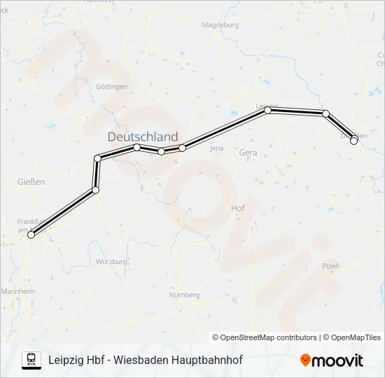 50 Train Line Map