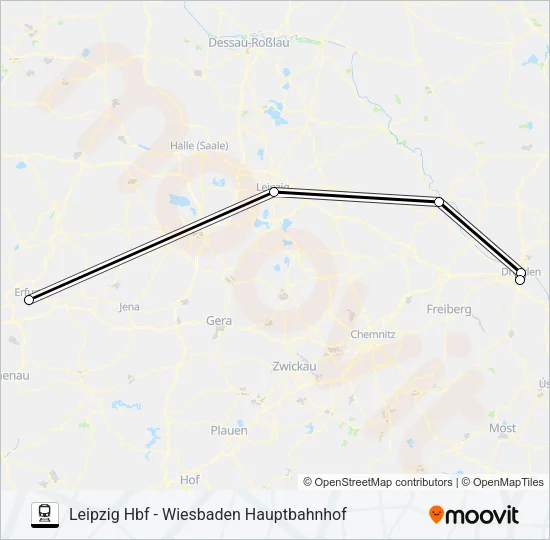 50 Train Line Map