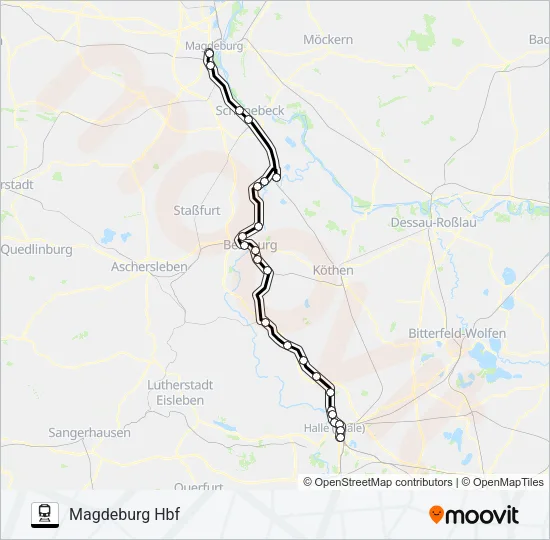 RB47 Train Line Map