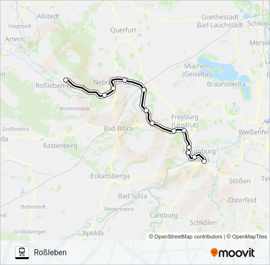 RB77 Train Line Map