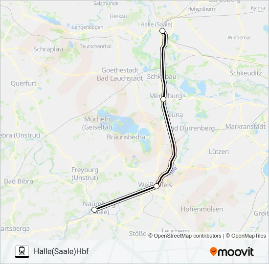 RB77 Train Line Map