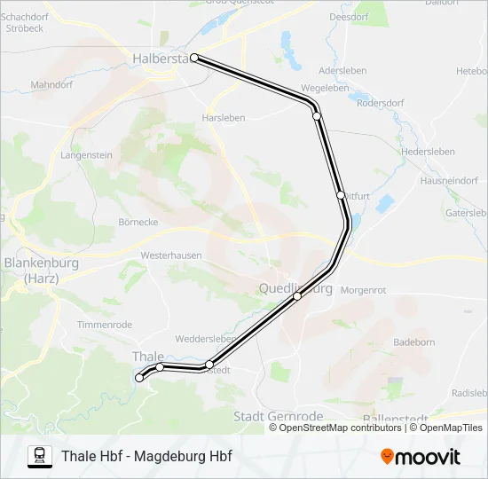 RE11 Train Line Map