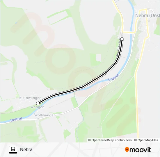 Автобус RB77: карта маршрута