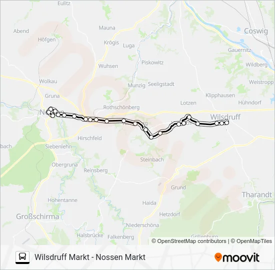 Автобус 425: карта маршрута