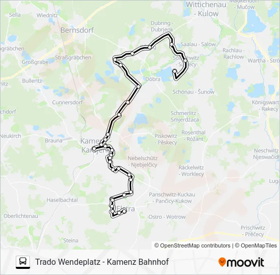 Автобус 789: карта маршрута