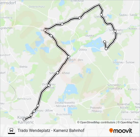 Автобус 789: карта маршрута