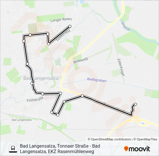 A Bus Line Map