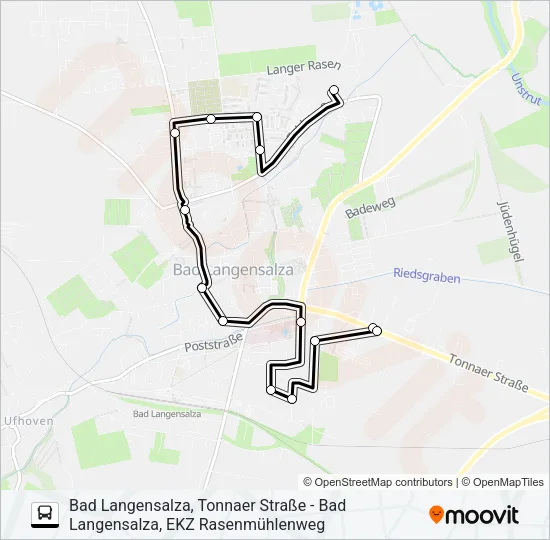 A Bus Line Map