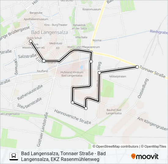 A Bus Line Map
