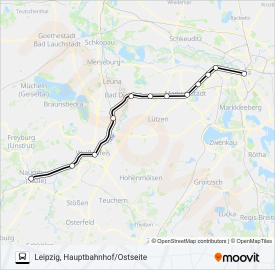 Автобус BUS20: карта маршрута