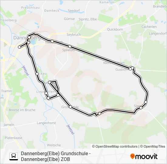 Автобус 8706: карта маршрута