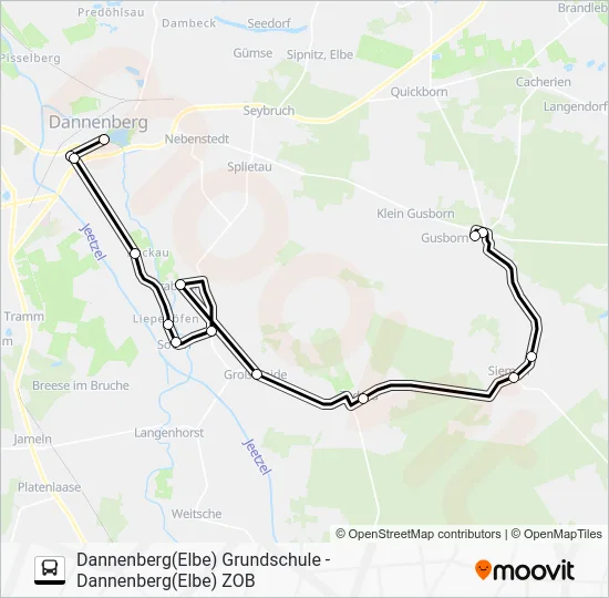 Автобус 8706: карта маршрута