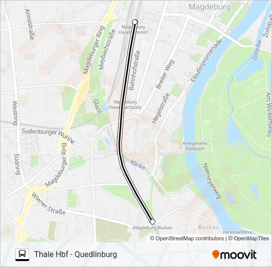 RE11 Bus Line Map