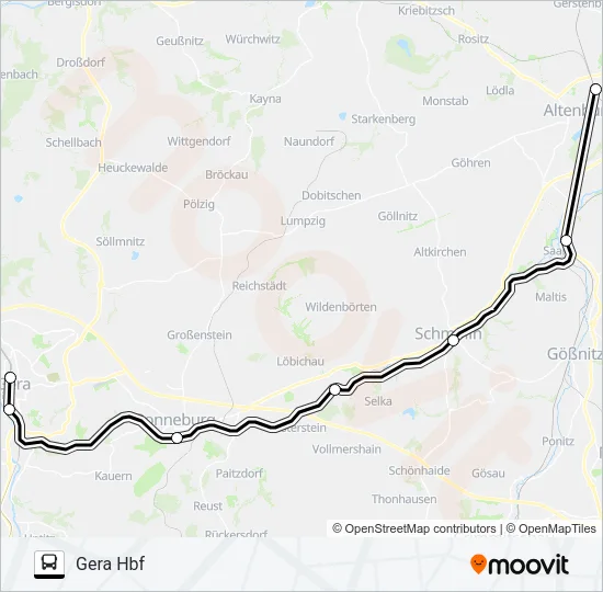 RE3 Bus Line Map