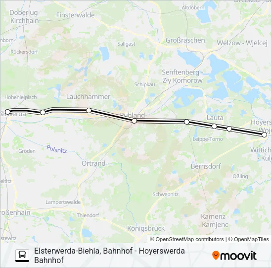 RE11 Bus Line Map