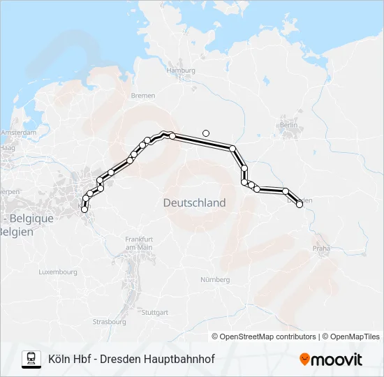 55 Train Line Map