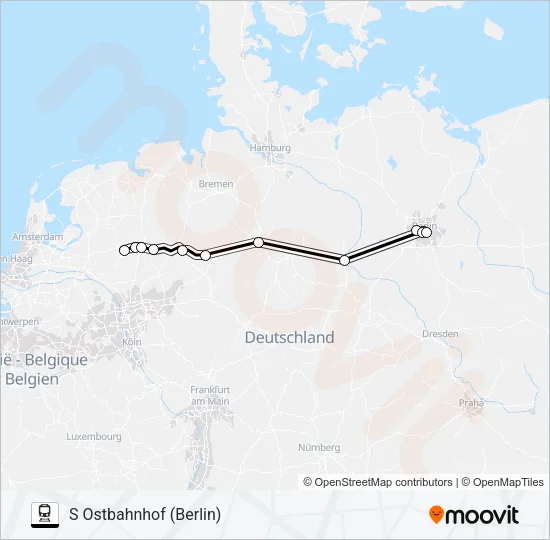 77 Train Line Map