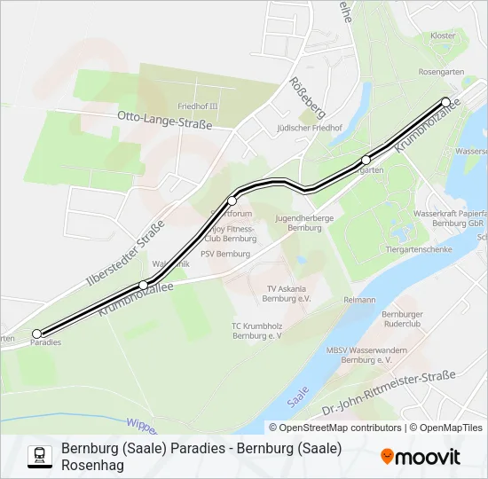 PE Train Line Map