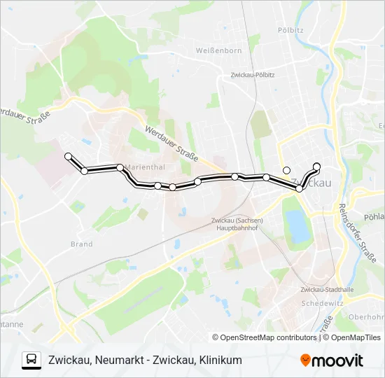 4EV Bus Line Map