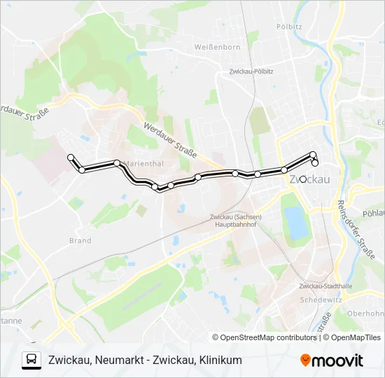 4EV Bus Line Map