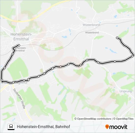 251 Bus Line Map