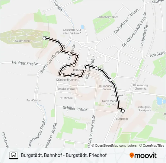 A Bus Line Map