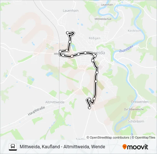 C Bus Line Map