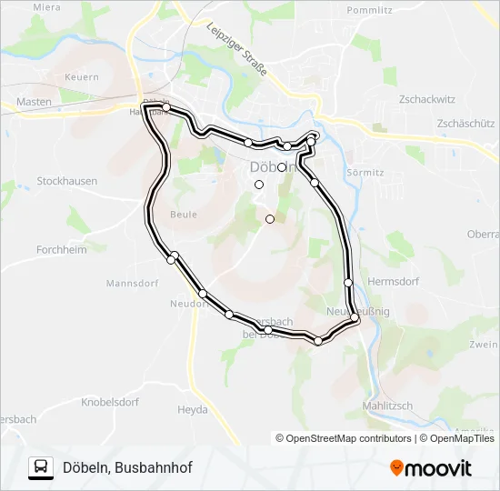 D Bus Line Map