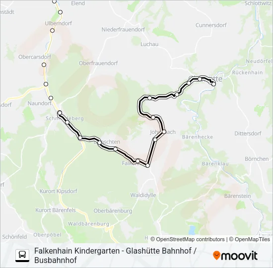 369 Bus Line Map