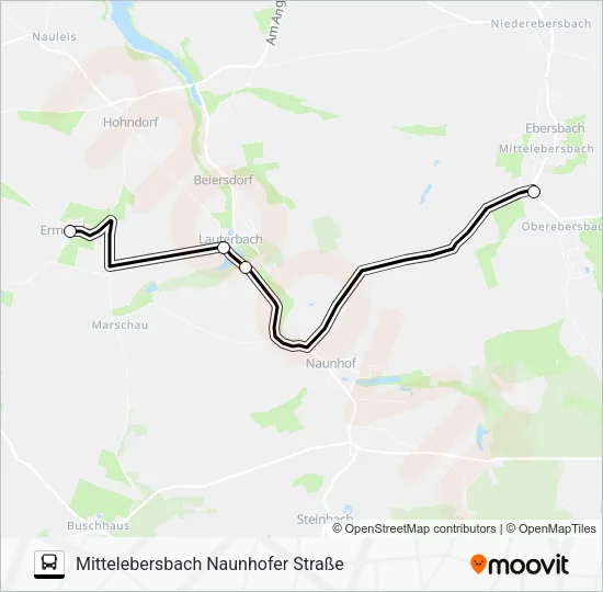 Автобус 460: карта маршрута