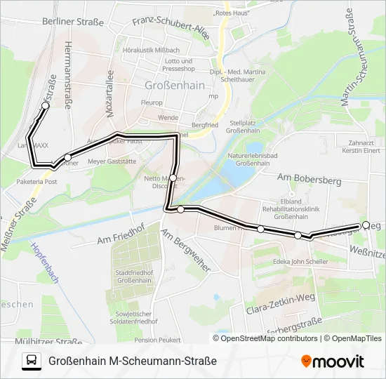 Автобус 460: карта маршрута