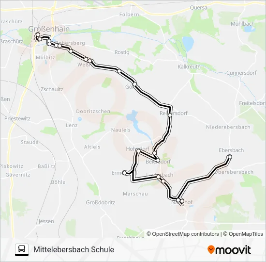 Автобус 460: карта маршрута