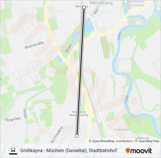 Автобус 722: карта маршрута