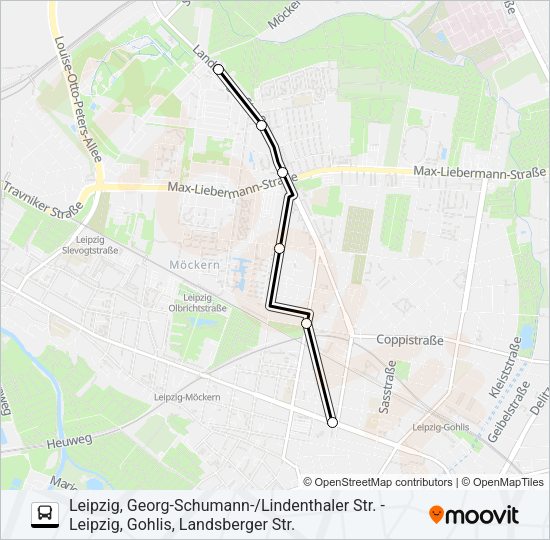 SEV4 Bus Line Map