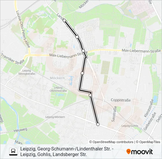SEV4 Bus Line Map
