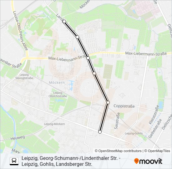 SEV4 Bus Line Map