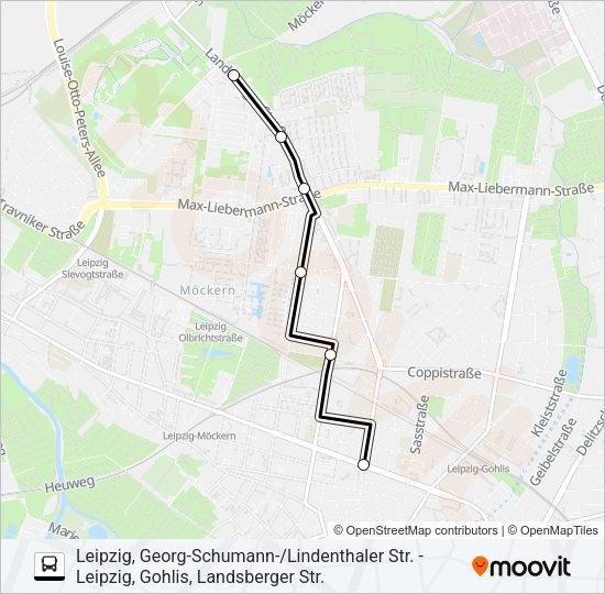 SEV4 Bus Line Map