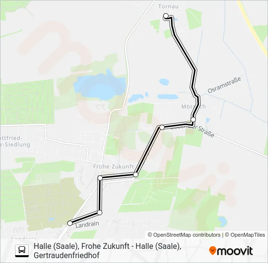 Автобус 1: карта маршрута