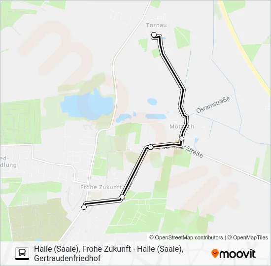 Автобус 1: карта маршрута