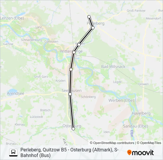 T Bus Line Map