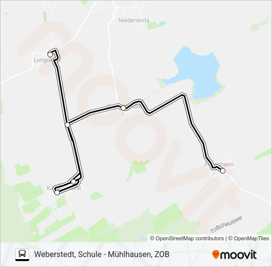 153 Bus Line Map