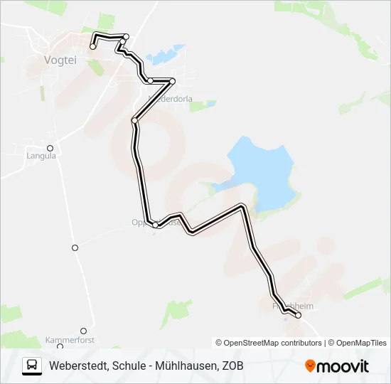 153 Bus Line Map