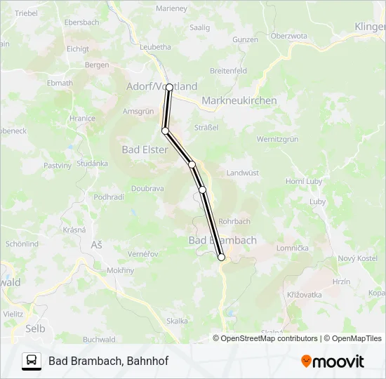 RB4 Bus Line Map