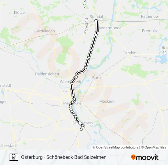 S1 Train Line Map