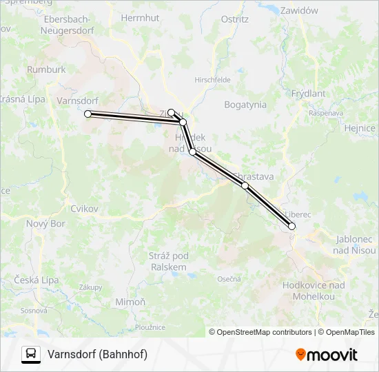 Автобус L7: карта маршрута